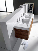 Roca Stratum Раковина подвесная 130х50 см, двойная, без перелива, цвет: белый глянцевый 327630000