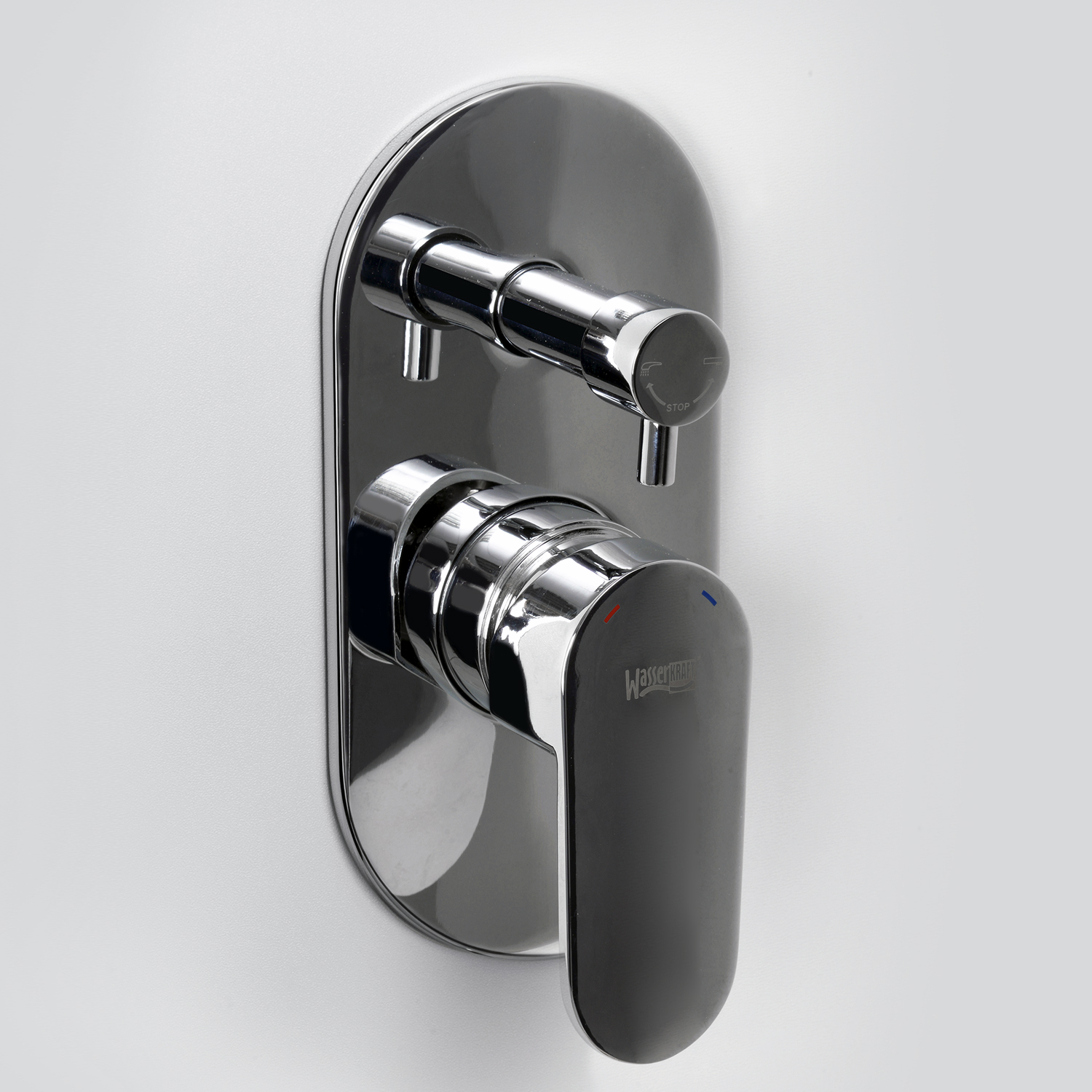 Wasserkraft Смеситель для ванны и душа, цвет: хром 5341