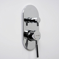 Wasserkraft Смеситель для ванны и душа, цвет: хром 4141