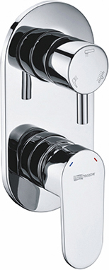 Wasserkraft Смеситель для ванны и душа, цвет: хром 5871