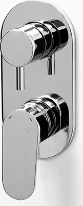 Wasserkraft Смеситель для ванны и душа, цвет: хром 5871