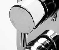 Wasserkraft Смеситель для ванны и душа, цвет: хром 5871