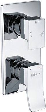 Wasserkraft Смеситель для ванны и душа, цвет: хром 10671