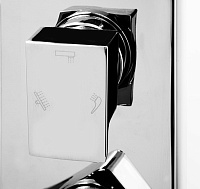 Wasserkraft Смеситель для ванны и душа, цвет: хром 10671