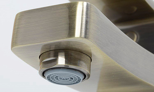 Смеситель Wasserkraft Exter  для ванны с душем, светлая бронза 1601