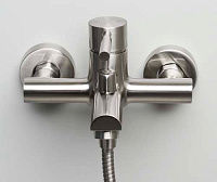 Смеситель Wasserkraft Wern  для ванны с душем, матовый хром 4201