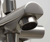 Смеситель Wasserkraft Wern  для ванны с душем, матовый хром 4201