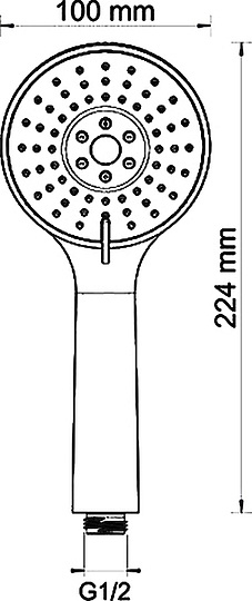 Смеситель Wasserkraft Rossel  для ванны с душем 2801