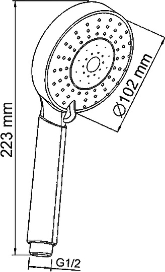 Смеситель Wasserkraft Berkel  для ванны с душем 4801
