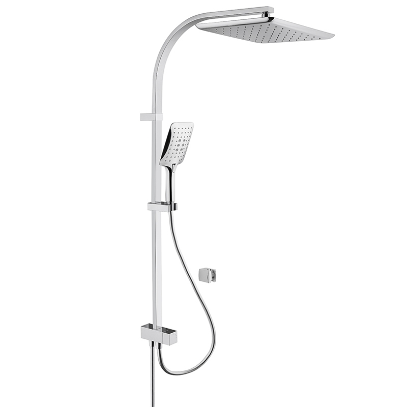 VitrA Shine Square Душевая стойка с верхним душем, цвет: хром A45699EXP
