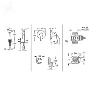 VitrA Solid S Смеситель для биде с гигиеническим душем, цвет: хром A49226EXP