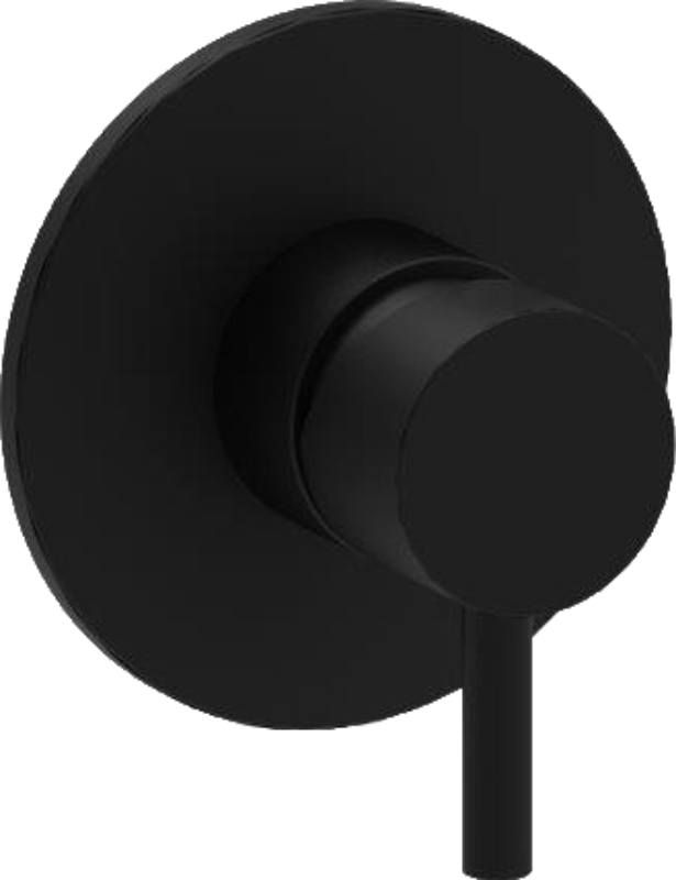 Paffoni Light Смеситель встраиваемый для душа, цвет: черный матовый LIG011NO