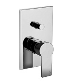 Paffoni Tango Смеситель встраиваемый для душа на 2 выхода, цвет: хром TA015CR/M