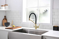 Paulmark Siеgen Смеситель для кухни с гибким изливом, цвет: бронза Si213111-BR