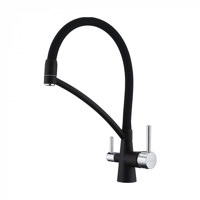 Paulmark Siеgen Смеситель для кухни с гибким изливом, цвет: антрацит Si213111-401