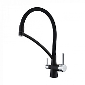 Paulmark Siеgen Смеситель для кухни с гибким изливом, цвет: антрацит Si213111-401