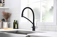 Paulmark Siеgen Смеситель для кухни с гибким изливом, цвет: антрацит Si213111-401