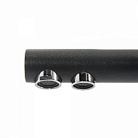 Paulmark Essen Смеситель для кухни с гибким изливом, цвет: черный металлик Es213011-418