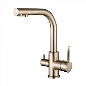 Paulmark Essen Смеситель для кухни с гибким изливом, цвет: бронза Es213011-BR