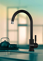 Paulmark Holstein Смеситель для кухни высота излива 26,4 см, цвет: антрацит Ho212063-401