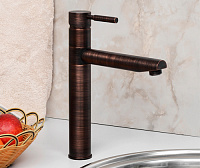Смеситель Wasserkraft  для кухонной мойки, темная бронза A8147