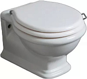 Simas Lante Унитаз подвесной безобод. "Rimless" 38,5х53 см, без крышки-сиденья, цвет: белый глянц. LA18bi rimless