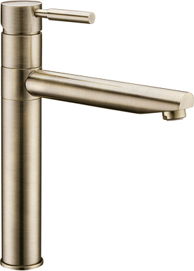 Смеситель Wasserkraft  для кухонной мойки, светлая бронза A8137