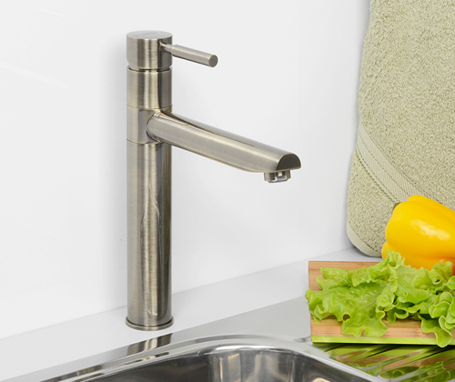 Смеситель Wasserkraft  для кухонной мойки, светлая бронза A8137