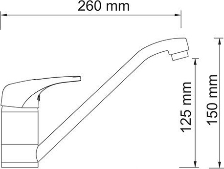 Смеситель Wasserkraft Oder  для кухонной мойки 6307