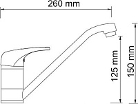 Смеситель Wasserkraft Oder  для кухонной мойки 6307