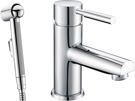 Смеситель Wasserkraft Main  для раковины с гигиеническим душем 4108