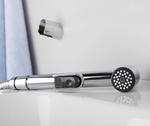 Смеситель Wasserkraft Aller  для раковины с гигиеническим душем 1068