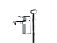 Смеситель Wasserkraft Aller  для раковины с гигиеническим душем 1068