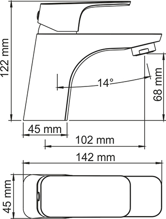 Смеситель Wasserkraft Salm  для раковины 2703