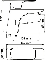 Смеситель Wasserkraft Salm  для раковины 2703