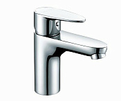 Wasserkraft Leine Смеситель для раковины однорычажный на 1 отверстие без донного клапана, цвет: хром 3503