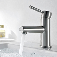 Смеситель Wasserkraft Wern  для раковины, матовый хром 4203