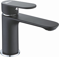 Wasserkraft Elbe  Смеситель для раковины, цвет: черный матовый 7403