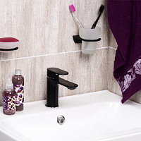 Wasserkraft Elbe  Смеситель для раковины, цвет: черный матовый 7403