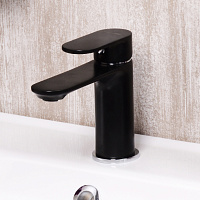 Wasserkraft Elbe  Смеситель для раковины, цвет: черный матовый 7403