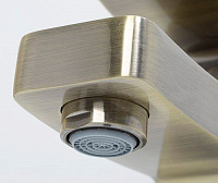 Смеситель Wasserkraft Exter  для раковины, светлая бронза 1603