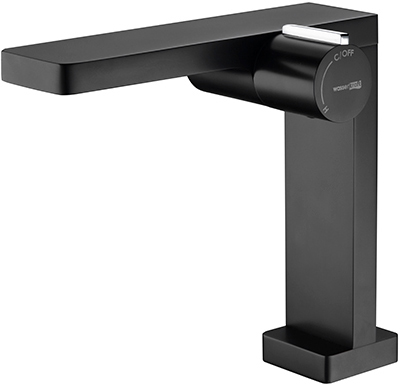 Wasserkraft Elbe Смеситель для раковины, цвет черный матовый 7410