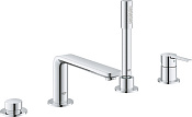 Grohe Lineare New Смеситель на борт ванны, с ручным душем, 4 отверстия, цвет: хром 19577001