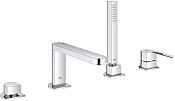 Grohe Plus Смеситель на борт ванны, с ручным душем, 4 отверстия, цвет: хром 29307003