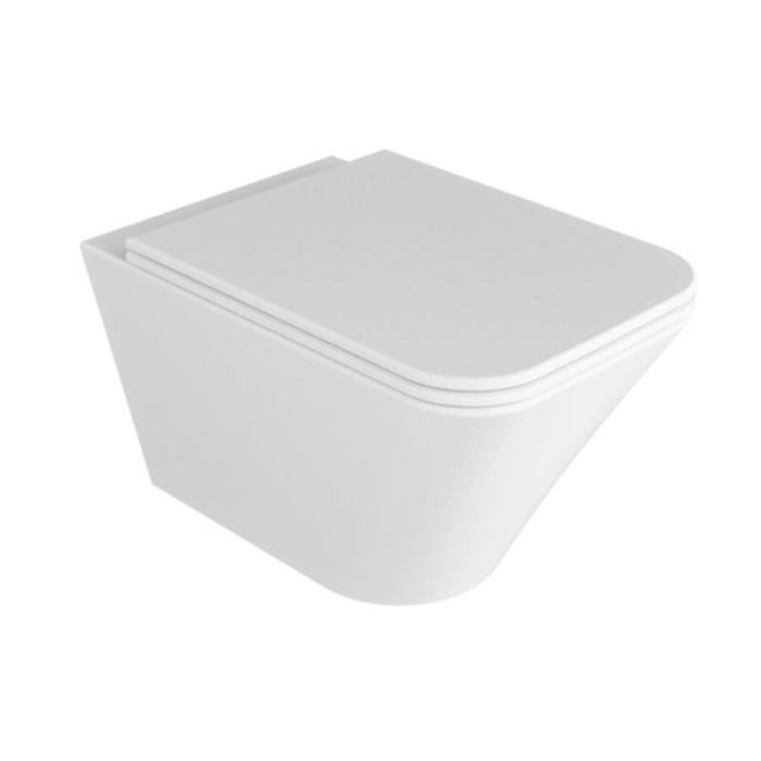 Azzurra Build Унитаз подвесной 55х36хh32 см,с креплением, цвет белый BUVKSPE00000BI