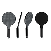 Bossini Apice Ручной душ, 1 вид струи, цвет: mat black B00900.073