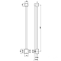 Cisal Kawa Встраиваемая часть для душевой стойки ZA00400004