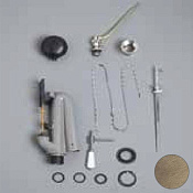 Simas Arcade Механизм слива со штоком, ручкой и цепочкой, цвет: бронза глянцевая R02br