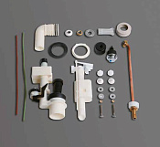 Simas Lante Механизм слива с двойным потоком, для бачка LA09, цвет: хром глянцевый D25cr