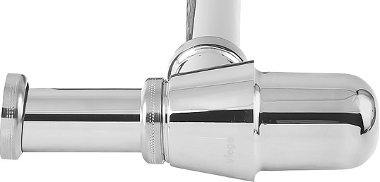 Viega Сифон для раковины бутылочный, цвет : хром 100674